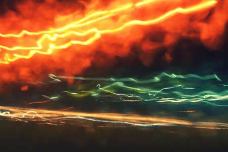 speed of lights for abstract backgroundの写真素材