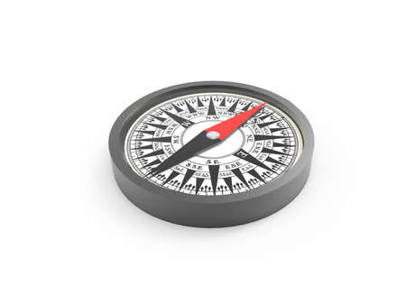 illustration isolate of compass on white background .の写真素材