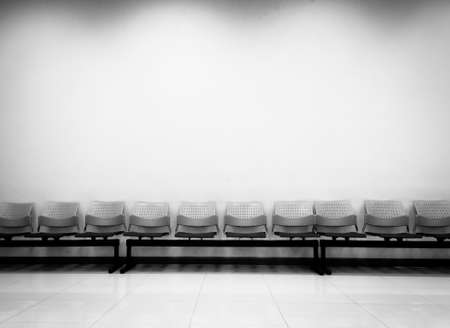 public chair for passengers in vintage Conceptの写真素材