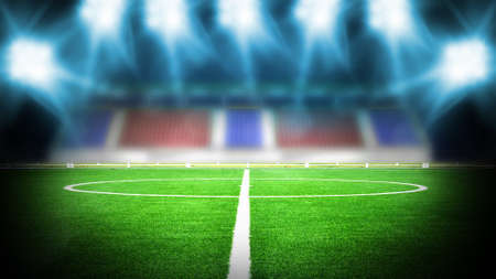 illustration of soccer stadium for sport backgroundの写真素材