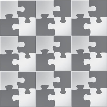 illustration vector of Abstract Jigsaw puzzle backgroundのイラスト素材