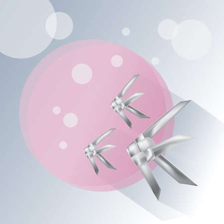 illustration vector of Abstract paper fish backgroundのイラスト素材