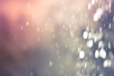 abstract blur and soft focus of rainy day background with vintage color tone styleの写真素材