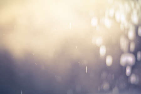 abstract blur and soft focus of rainy day background with vintage color tone styleの写真素材