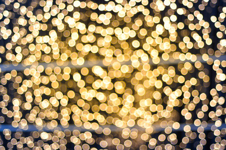 LED light on christmas tree with bokeh blur for christmas and new year dayの写真素材