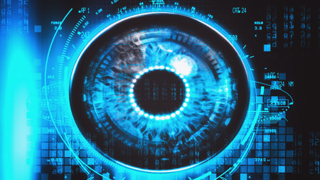 Brain digital illustration intelligence  machine learning concept.