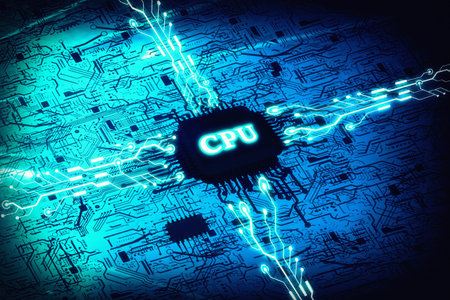 Brain digital illustration intelligence  machine learning concept.