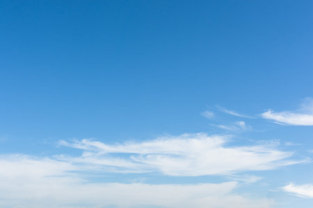 Beautiful sky When the sun shines