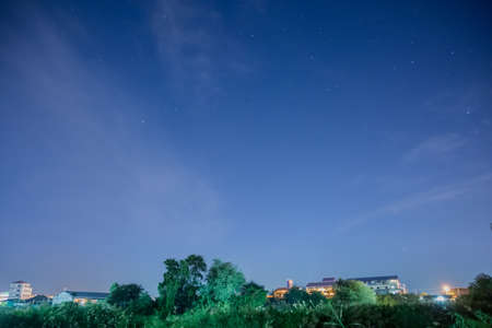 View photos of stars The sky at nightの写真素材