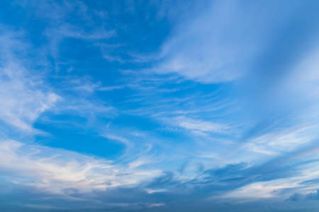 Colors and patterns of the clouds in the sky.の写真素材