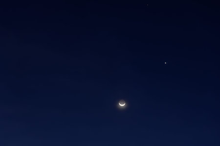 The sky at night