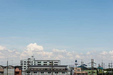 Colors and patterns of the clouds in the sky.の写真素材