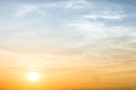 Colors and patterns of the clouds in the sky.の写真素材