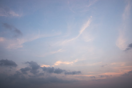 Sunset sky beautiful clouds