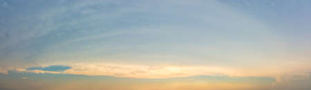 Blue sky with clouds backgroundの写真素材