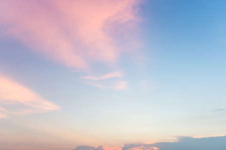 Background of sky and cloudsの写真素材