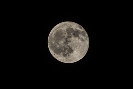 Moon black backgroundの写真素材