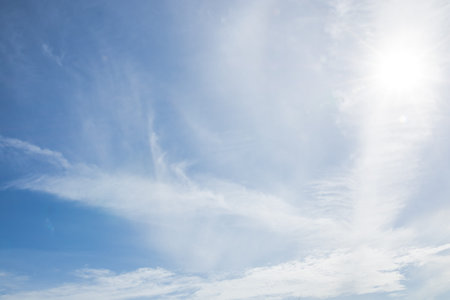Blue sky and clouds