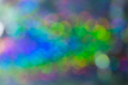 Mixed colorful bokeh backgroundの写真素材