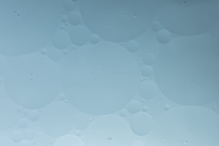 Circle Oil & Water Abstract Colorful Macro Background