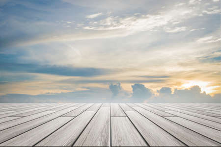 Scenes  Wood Floor Platesの写真素材