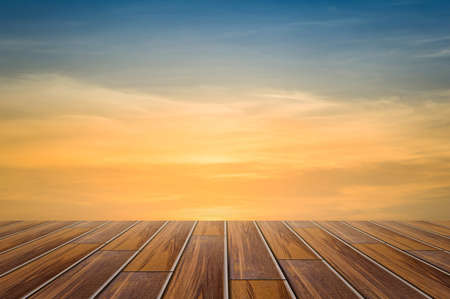 Scenes  Wood Floor Platesの写真素材