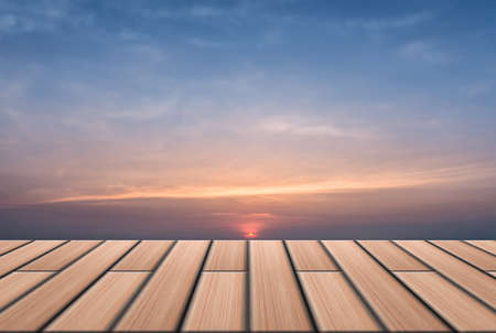 Scenes  Wood Floor Platesの写真素材