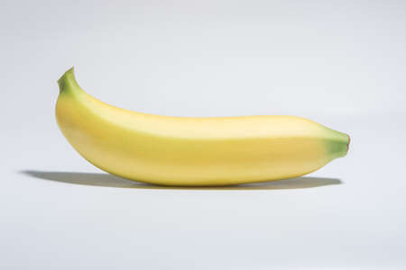 Banana white backgroundの写真素材
