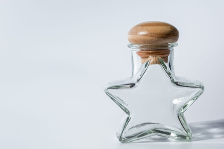 Glass Jar Starsの写真素材