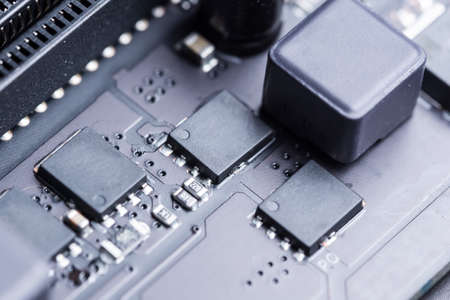 Electronic circuit boardの写真素材