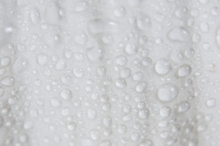 Macro background on water flower petals