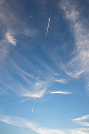 Sky and clouds in the daytime