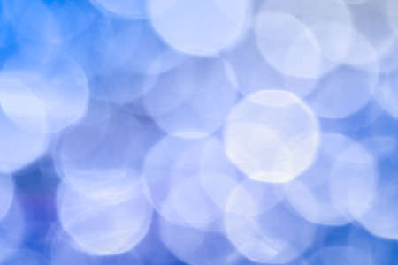 Blue circle bokeh backgroundの写真素材