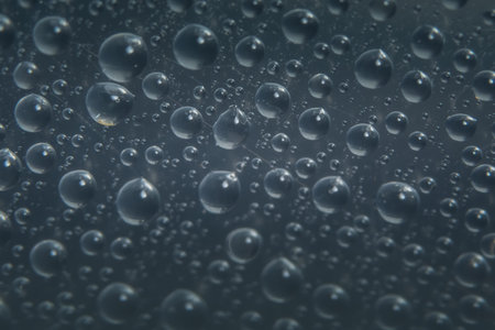 Gray Water Macro Background