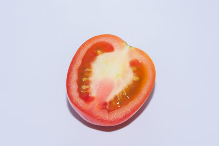 Tomato white background