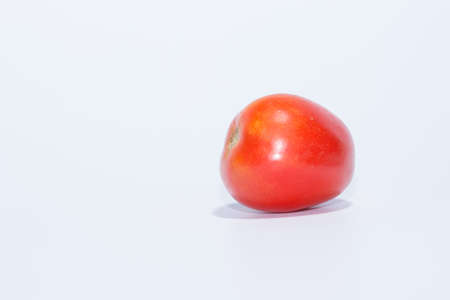 Tomato white backgroundの写真素材