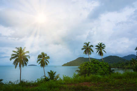 Naturally beautiful sea views Koh Changの写真素材