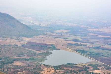 Natural scenery Town