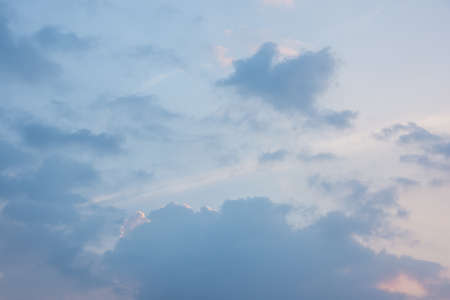 Background of sky and cloudsの写真素材