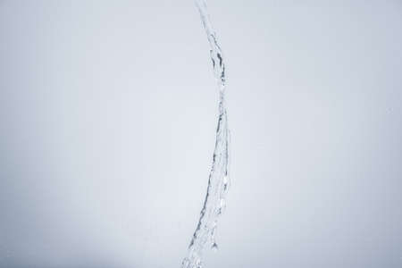 Water splashes white background.の写真素材