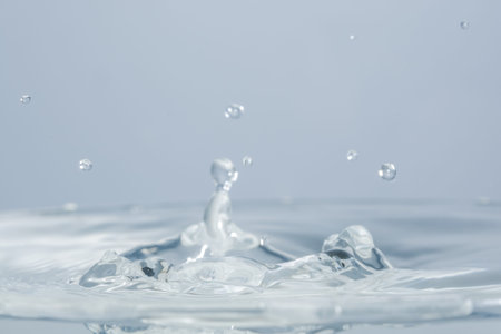 Waves and water drops