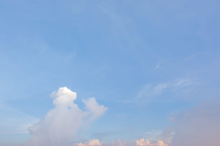 Blue sky background and clouds