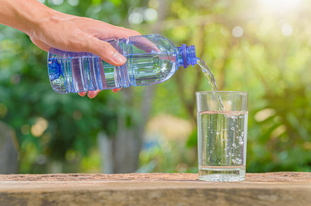 Bottle of drinking water. drinking water for health