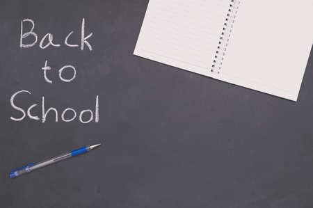 Back to school and education concept book and penの写真素材