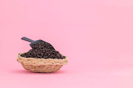 coffee beans coffee cup energyの写真素材
