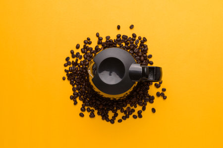 love to drink coffee to increase energyの写真素材