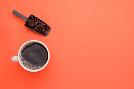 love drinking coffee to increase energyの写真素材