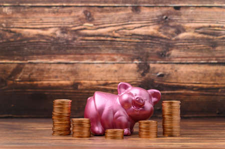 Earning Money Saving Money Investing Stocks Taxesの写真素材