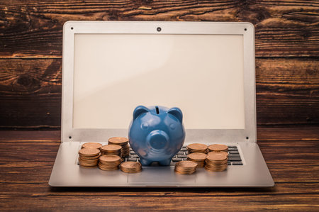 earn money, income, save money, grow financiallyの写真素材