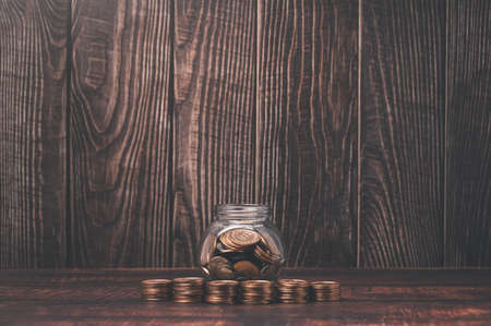 save money, invest stocks, financial incomeの写真素材